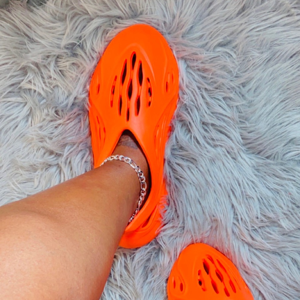 Orange Slip On Sneakers